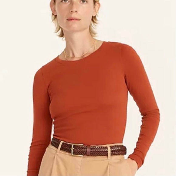 J. Crew Tops J Crew Perfect Fit All Cotton Long Sleeve Tee Shirt